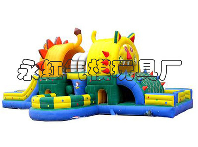 【批發供應大型充氣滑梯 項城永紅氣模玩具 充氣滑梯】價格,廠家,圖片,淘氣堡,張煥菊(個體經營)-